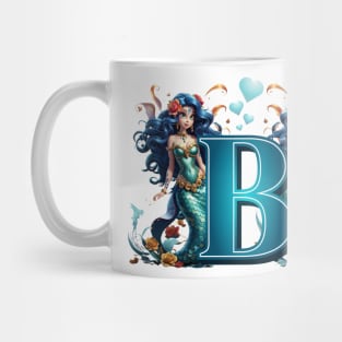 Mermaid Alphabet The Letter B Mug